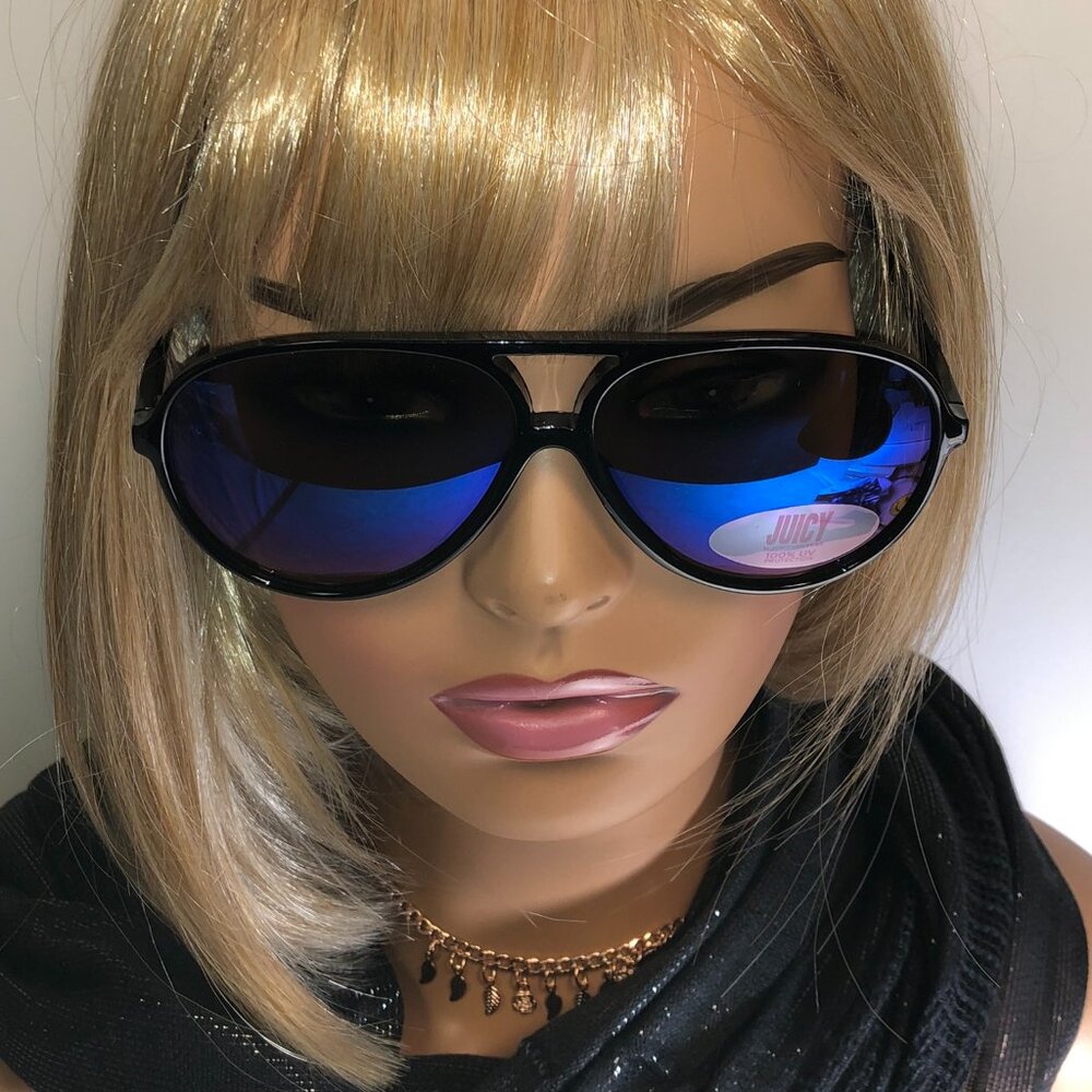 Juicy Couture Black Aviator Sunglasses